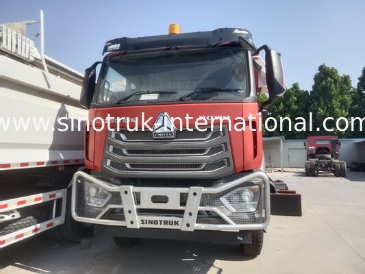 Sinotruk NX Tiper Dump Truck με κινητήρα 371HP, χωρητικότητα 40-50T και 8×4 κίνηση για βαριά μεταφορά κόκκινο