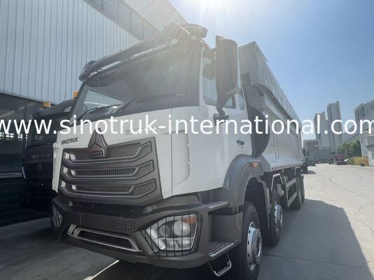 Ανατρεπόμενο φορτηγό HOWO-NX με κινητήρα Weichai 380 ίππων, ηλεκτρικό μουσαμά και βαρέως τύπου κιβώτιο φορτίου από μαγγάνιο