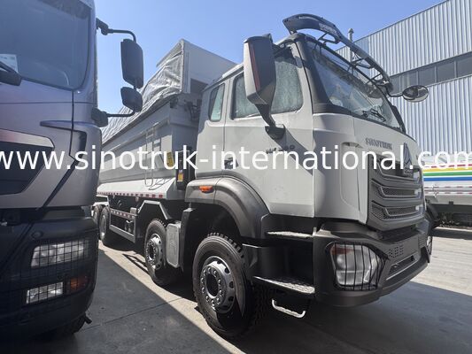 SINOTRUK HOWO NX Cab Tipper Dump Truck 380HP 6X4 Ένα προειδοποιητικό φως με μια σανίδα