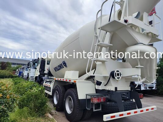 Heavy Duty HOWO 8x4 16m3 Concrete Mixer Lorry 371HP Engine PMP Speed ​​Reducer For Construction