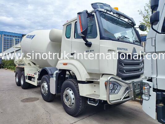 Heavy Duty HOWO 8x4 16m3 Concrete Mixer Lorry 371HP Engine PMP Speed ​​Reducer For Construction