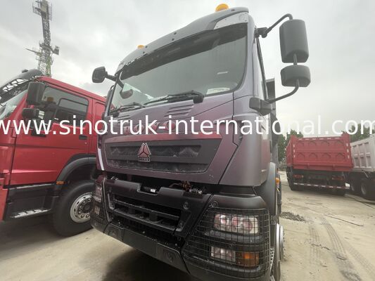 Heavy Duty HOWO TX 8X4 Tipper Truck 400HP Double 16T Rear Axle Double 9,5T Grey