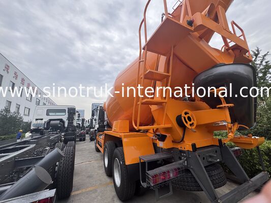HOHAN SINOTRUK Concrete Mixer Truck 371HP White Euro II Customized color option