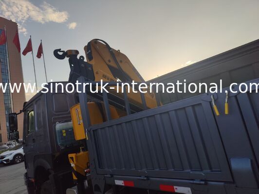 SINOTRUK HOWO Truck Mounted Crane with XCMG SQ5ZK3Q Knuckle Boom