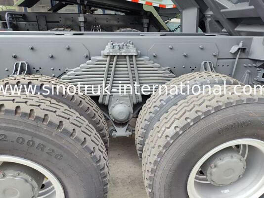 White HOWO TX 6×4 Front Lifting Tipper Truck, 20CBM Cargo Box, Max 50 Tons Heavy Load Capacity