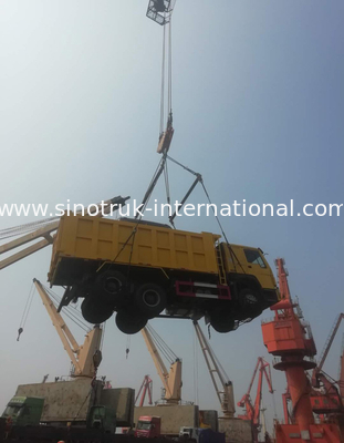 Tipper μεγάλης περιεκτικότητας RHD φορτηγό απορρίψεων με το ηλεκτρονικό σύστημα διαχείρισης