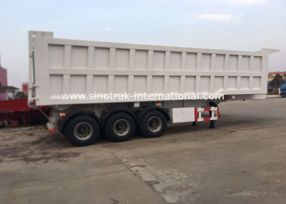 60 SINOTRUK 25-45CBM ημι φορτηγών τόνοι ρυμουλκών απορρίψεων με τη σταθερή απόδοση