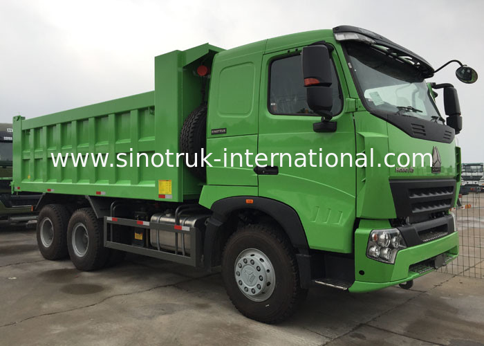 Μέτωπο φορτηγών απορρίψεων SINOTRUK HOWO A7 που ανυψώνει το υδραυλικό σύστημα 30 - 40 τόνοι RHD 6X4