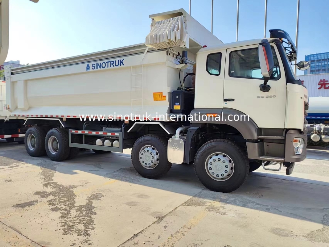 Sinotruk Hohan Νέο φορτηγό απορριμμάτων HOWO 6 × 4 10 τροχούς 380HP RHD U τύπου αυτόματη σανίδα
