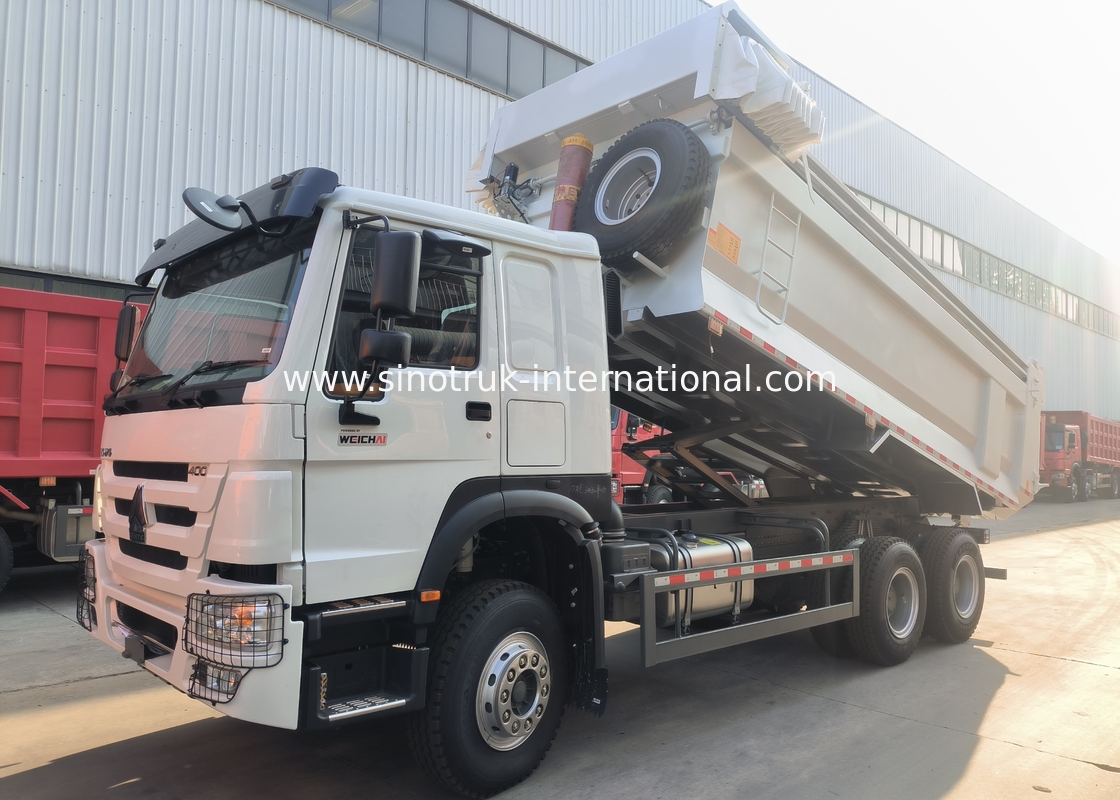 Σινοτρούκ Χόου Τρακ 400Hp 6 × 4 U σχήμα δίσκος με αυτόματη σανίδα