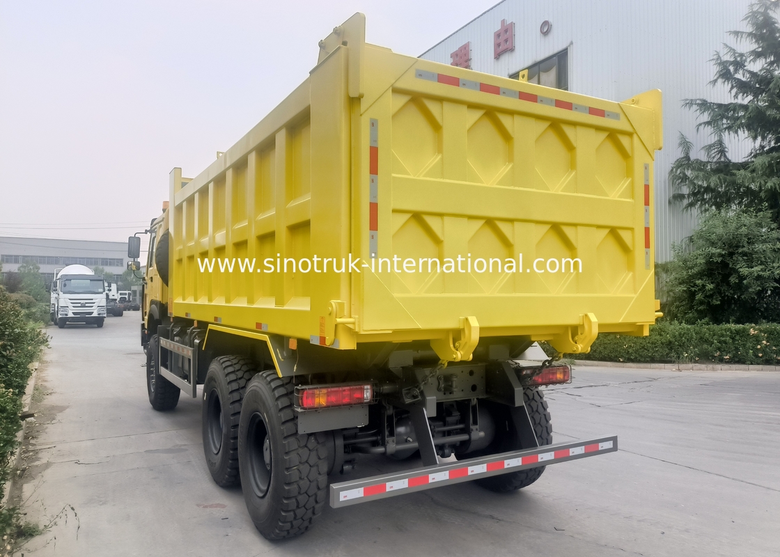 Sinotruk Howo Τρακ 6 × 6 ολότροχη κίνηση με 14,00R20 μονόστιχο 380HP