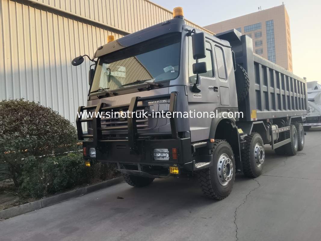 Τρακ Sinotruk Hohan 400hp 10 τροχών Lhd 40 τόνων 20-30cbm ZZ3317N356JB1 Γκρίζο