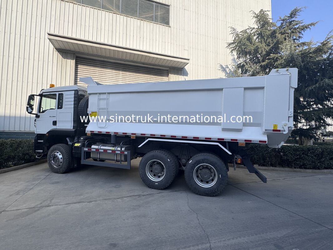 SINOTRUK HOWO TX μοντέλο 380HP LHD φορτηγό απορριμμάτων 6X4 Utype κοντέινερ λευκό