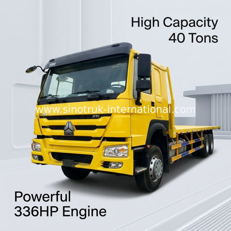 Επίπεδο φορτηγό φορτίου κρεβατιών ZZ1257N4641W 336HP SINOTRUK