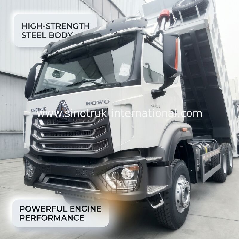 SINOTRUK HOHAN Νέο Ανατρεπόμενο Φορτηγό Howo με Κινητήρα 371HP, Κίνηση 6×4 και Χωρητικότητα 19-20CBM