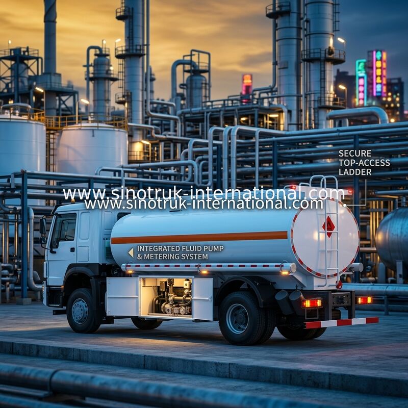 Ημι δεξαμενή καυσίμων 4x2 Lhd Euro2 290hp φορτηγών SINOTRUK Howo