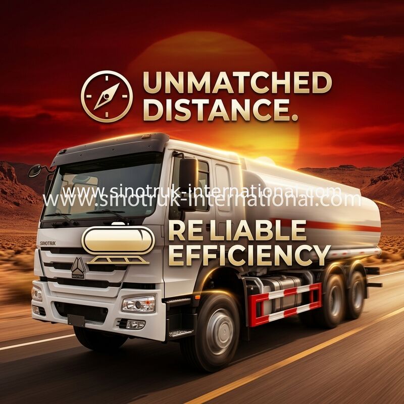 Φορτηγό βυτιοφόρων αερίου φορτηγών 6X4 LHD Euro2 290HP δεξαμενών πετρελαίου υψηλής αποδοτικότητας 16-20CBM