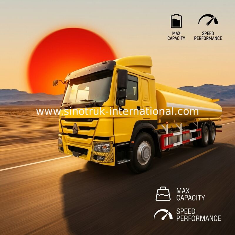 Φορτηγό βυτιοφόρων αερίου φορτηγών 6X4 RHD Euro2 290HP δεξαμενών πετρελαίου υψηλής αποδοτικότητας 16-20CBM