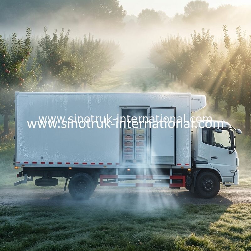 7 κατεψυγμένο Τ ευρο- 2 κλειστό Van Truck παγωμένο With κιβώτιο φορτηγών και φορτηγών LHD 4X2