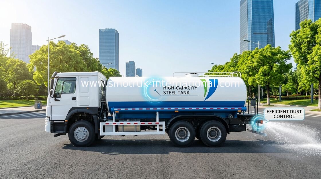 SINOTRUK HOWO Σπρίνκελερ Τελαχιστήρας νερού 10-25CBM 6 X 4 Euro 2 400HP