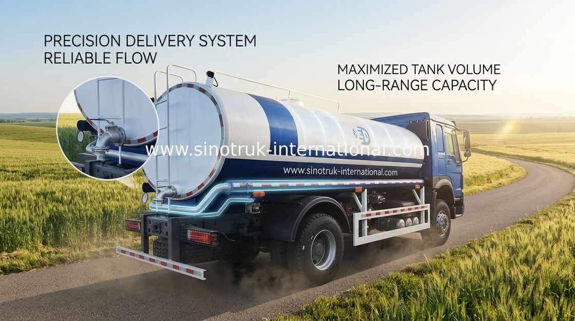 HOWO SINOTRUK Τρακ δεξαμενής νερού 300HP