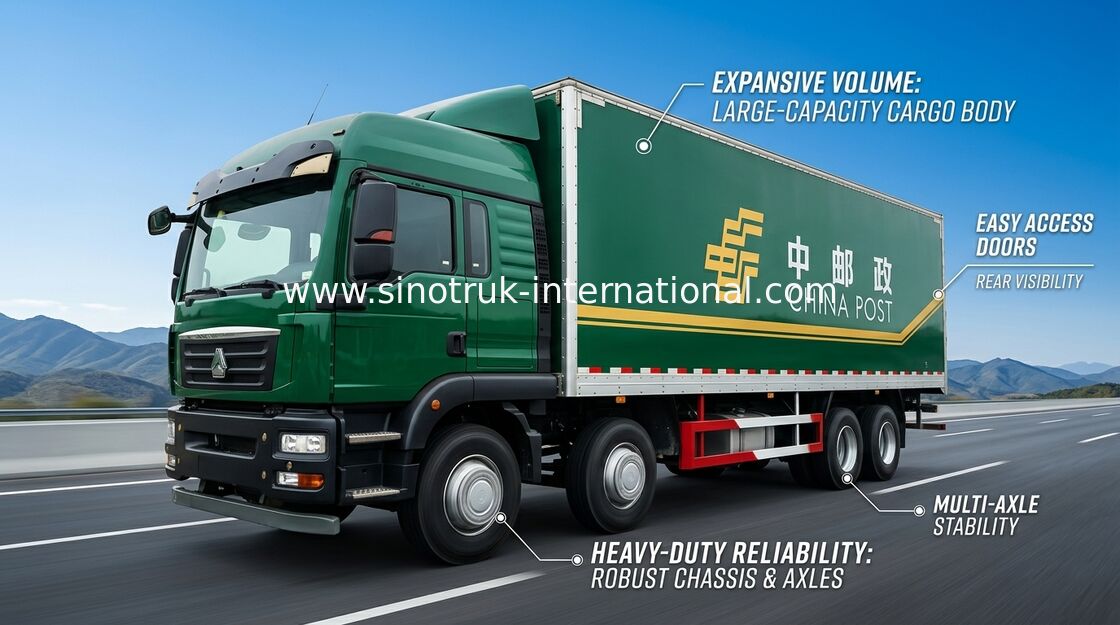 SINOTRUK HOWO Cargo Van Truck 30 - 40 τόνοι ευρώ 2 336HP 6x2 για τη βιομηχανία διοικητικών μεριμνών
