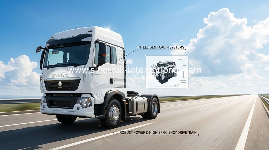Ευρώ 4 336 HP ZZ4257N324GD1 φορτηγών LHD 6X4 τρακτέρ μηχανών ΑΤΌΜΩΝ SINOTRUK HOWO T5G