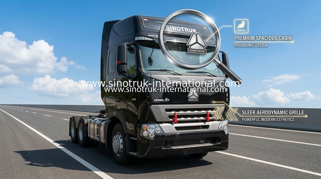 Υψηλή επίδοση D12.38/Tipper 380HP HOWO τρακτέρ εγκεκριμένος ο φορτηγό ISO