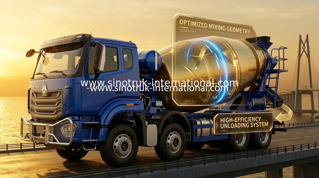 SINOTRUK HOWO NX 371HP 8*4 12 τροχούς Τεχνουργός Μείγματος Σιδήρου, Μείγματος Σιδήρου, Τεχνουργός Μείγματος Σιμέντου