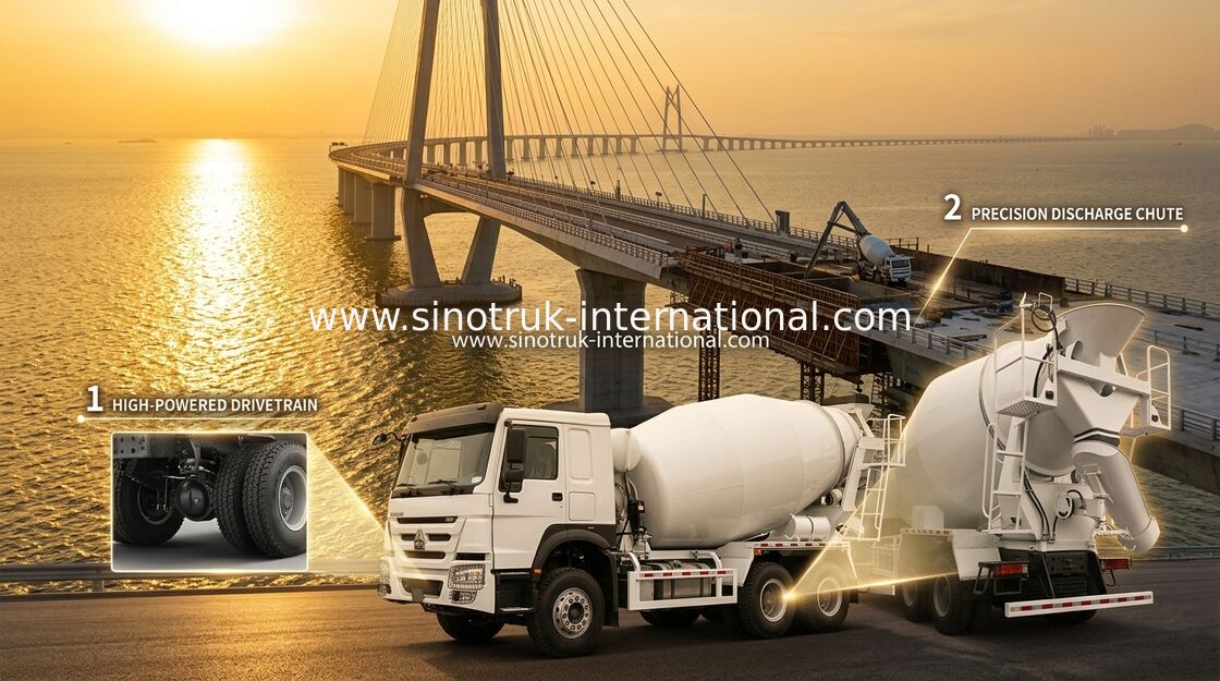 Σινοτρούκ Χόου Μικρατήρα Σιδήρου 380HP 6-10CBM