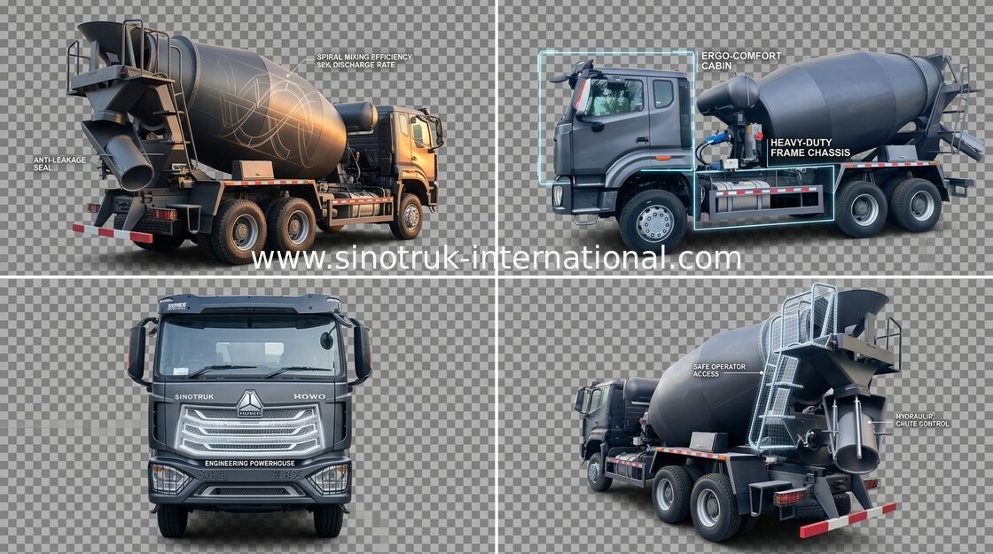 Σινοτρούκ Howo N7 Μικρατήρα Σιδήρου 6-10CBM 6 X 4 Euro 2 380HP