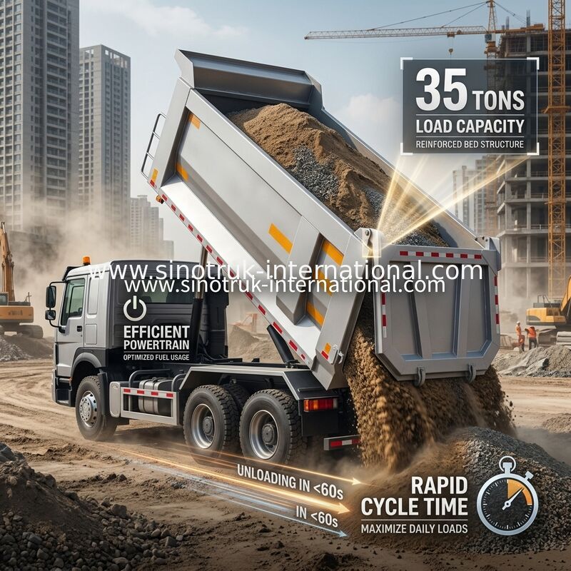 SINOTRUK HOWO 371HP 8X4 Τελαχιστοποιητικό φορτηγό κατασκευής Παλαιό μπροστινό πρόσωπο Στρατιωτικό προφυλακτήρα για ορυχειακές περιοχές Δύο φώτα προειδοποίησης Συσκευή τύπου U