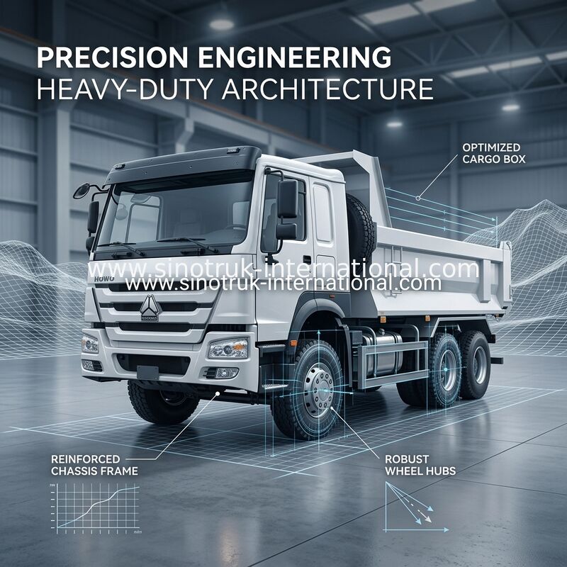 Άσπρο φορτηγό απορρίψεων τύπων του U SINOTRUK HOWO 6x4 400HP για τη μεταλλεία που χρησιμοποιεί RHD