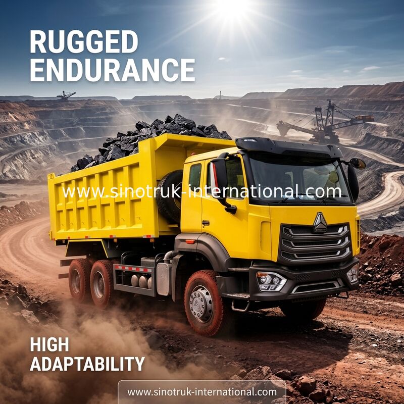 Σινότρικ ΝΧ 6 × 4 10 τροχούς Weichai 380HP Μεγάλο δίσκο
