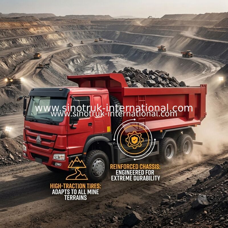 Sinotruk Howo Τρακ 380Hp 6 × 4 20CBM U Τύπος κουτί 10 τροχούς