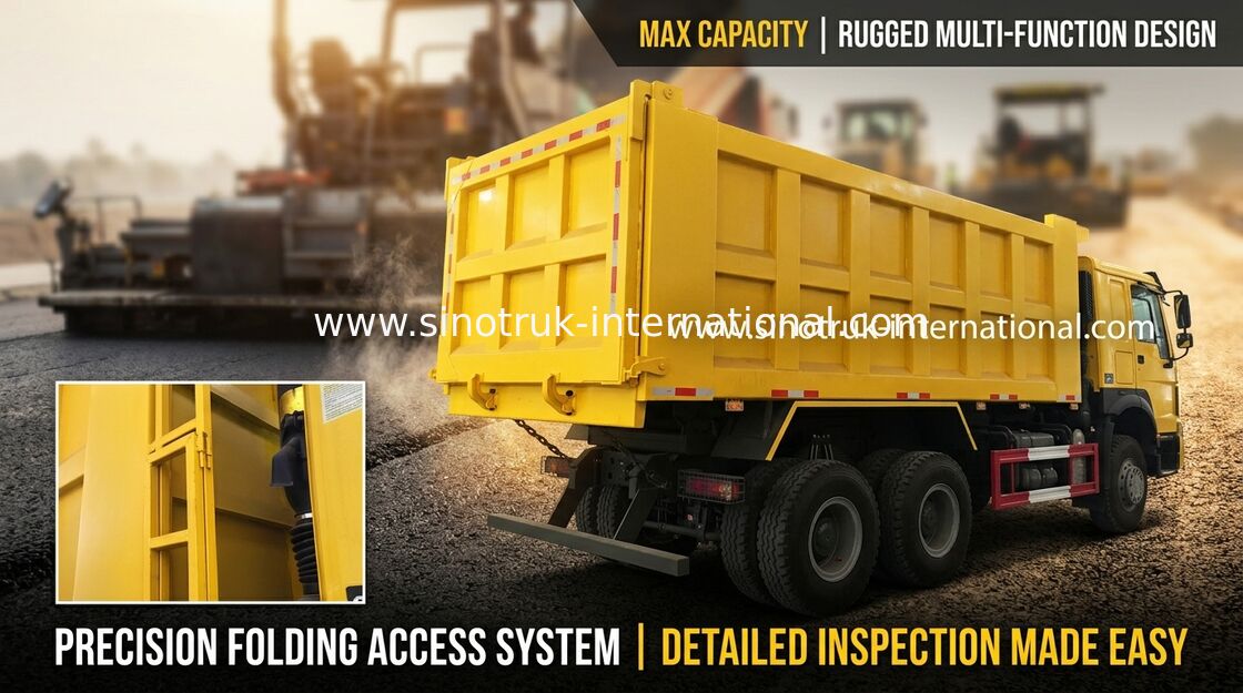 Ευρο- 2 Tipper 6x4 Sinotruk HOWO φορτηγό απορρίψεων/τεράστιο φορτηγό απορρίψεων 30-40 τόνοι