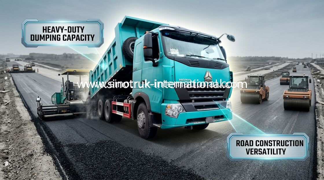 6 από Tipper κατασκευής 4 δέκα ροδών το φορτηγό για 10 κυβικό μετρητή, μετάδοση HW13710