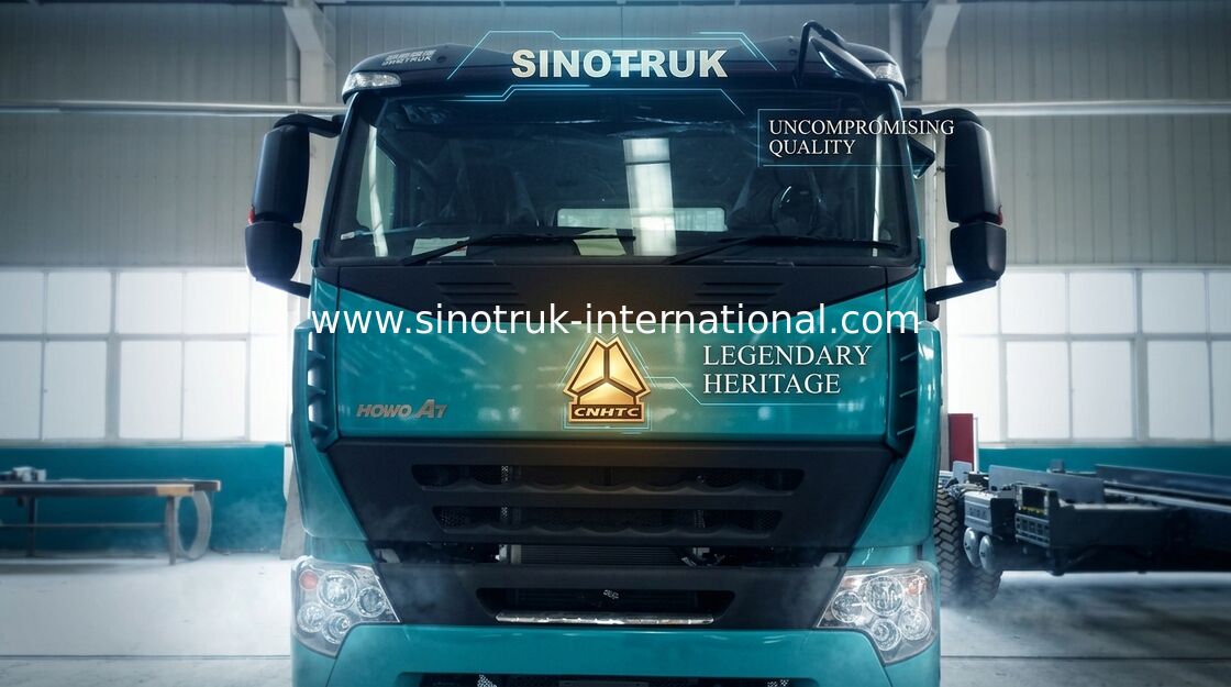 Tipper μεταλλείας RHD SINOTRUK HOWO A7 μακρά ζωή καμπινών φορτηγών απορρίψεων ZZ3257M3847N1 A7- Π