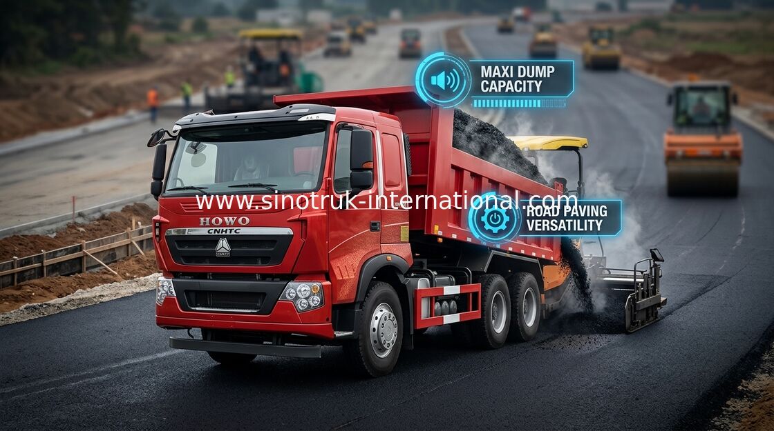 360HP LHD 30 - 40 Tipper Howo φορτηγών απορρίψεων Sinotruk Howo 6x4 τόνοι φορτηγών διεθνών
