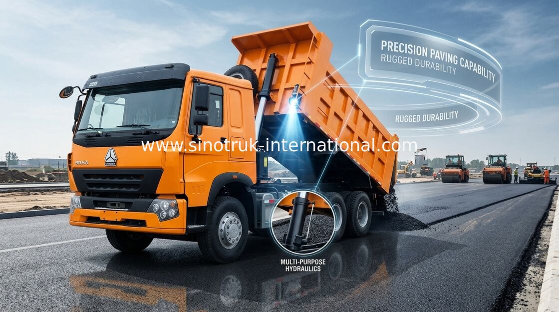 Το ευρο- Tipper 2 τυποποιημένο 10 ροδών φορτηγό απορρίψεων 30 - 40 τόνοι για τη φόρτωση στρώνει με άμμο/πέτρες