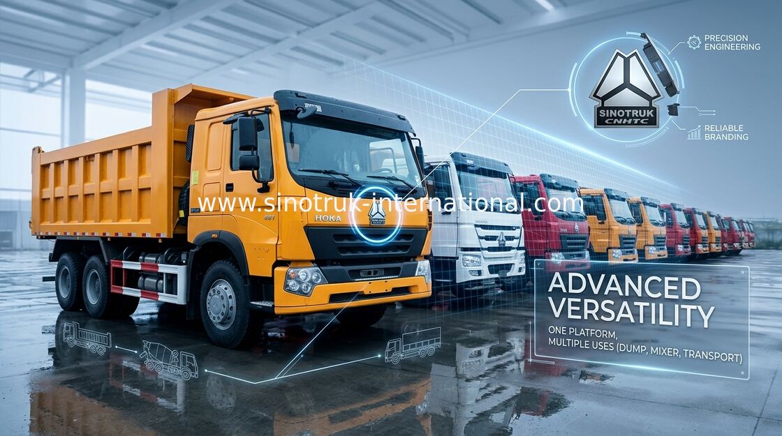Tipper LHD 6X4 το βαρέων καθηκόντων φορτηγό απορρίψεων 10 κυλά 30 - 40 τόνους για τη εξορυκτική βιομηχανία