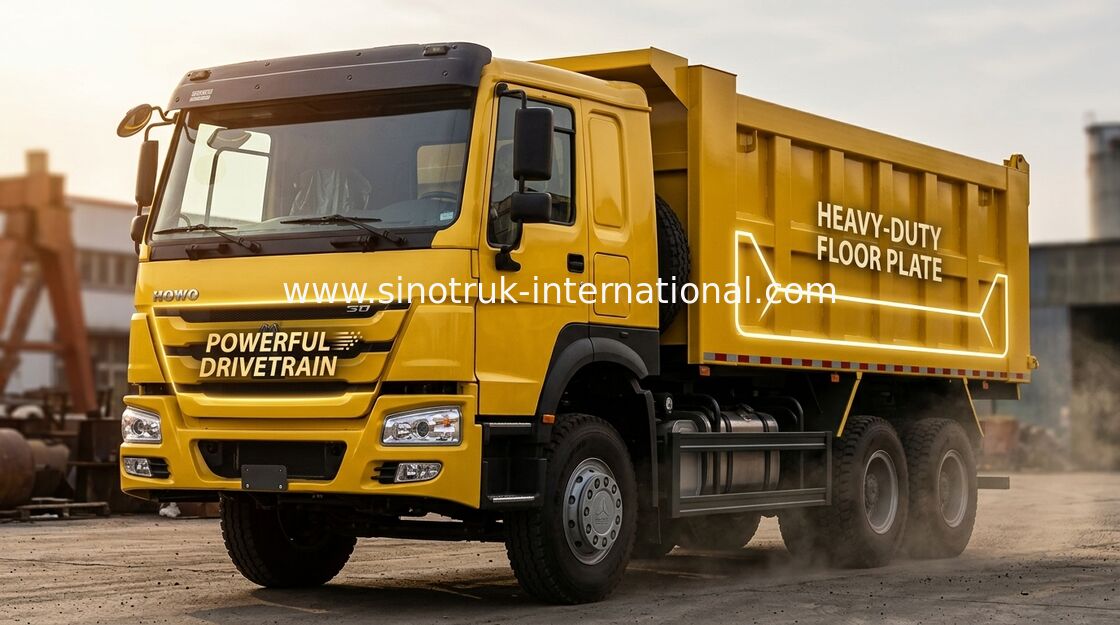 10 Tipper ροδών φορτηγό απορρίψεων με 10 προς τα εμπρός & αντίστροφη 2 μετάδοση