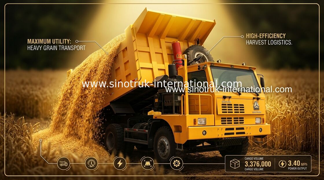 6X4 Tipper μεταλλείας LHD φορτηγό απορρίψεων 371HP 70 τόνοι SINOTRUK HOWO για τη εξορυκτική βιομηχανία