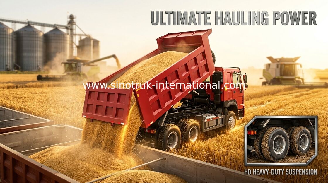 30 - 40 τόνοι οι Δέκα κυλούν Tipper τον μπροστινό ανυψωτικό υδραυλικό κύλινδρο φορτηγών απορρίψεων 10-25CBM