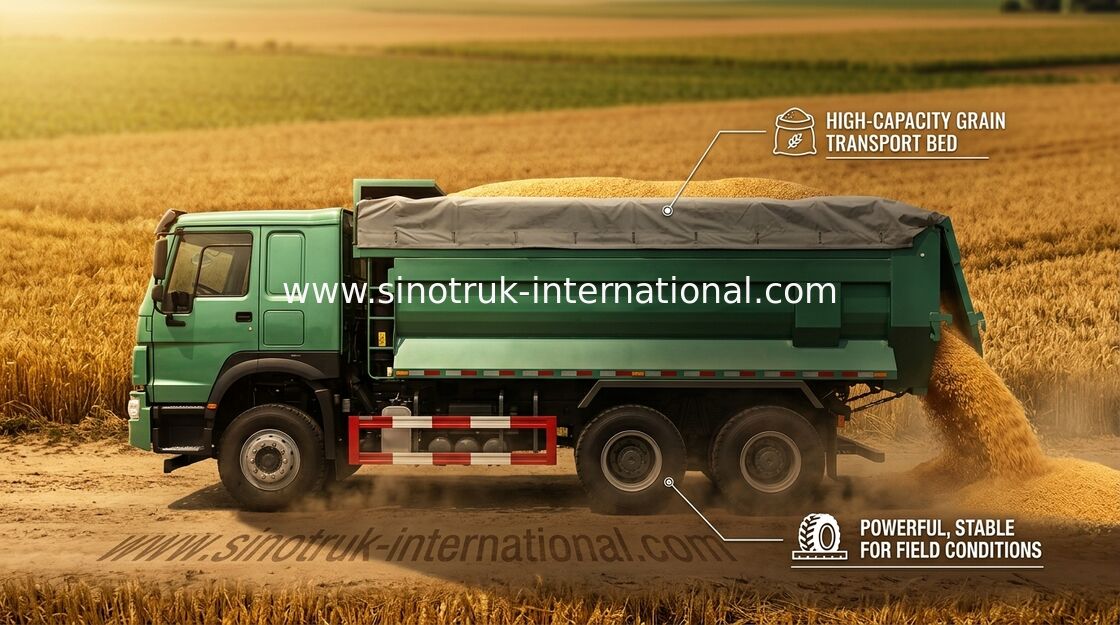 Tipper δημόσιων έργων φορτηγό απορρίψεων/Tipper HOWO φορτηγό 6X4 LHD 25 τόνοι 10 - 25 CBM