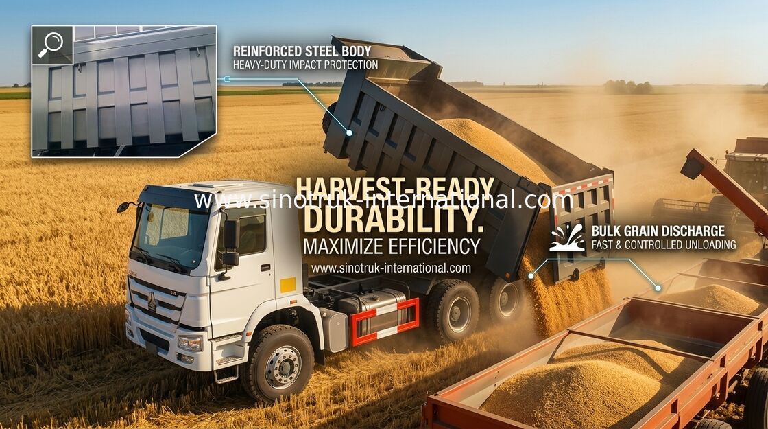 Επαγγελματικές Tipper ρόδες φορτηγών απορρίψεων RHD 10 με τα ευρο- πρότυπα εκπομπής 2