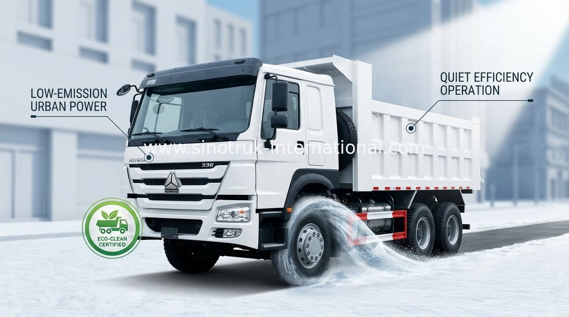 Tipper φορτηγό απορρίψεων SINOTRUK HOWO 10 φορτίο 25-40tons ZZ3257N3647A ανά τροχό 10-25CBM