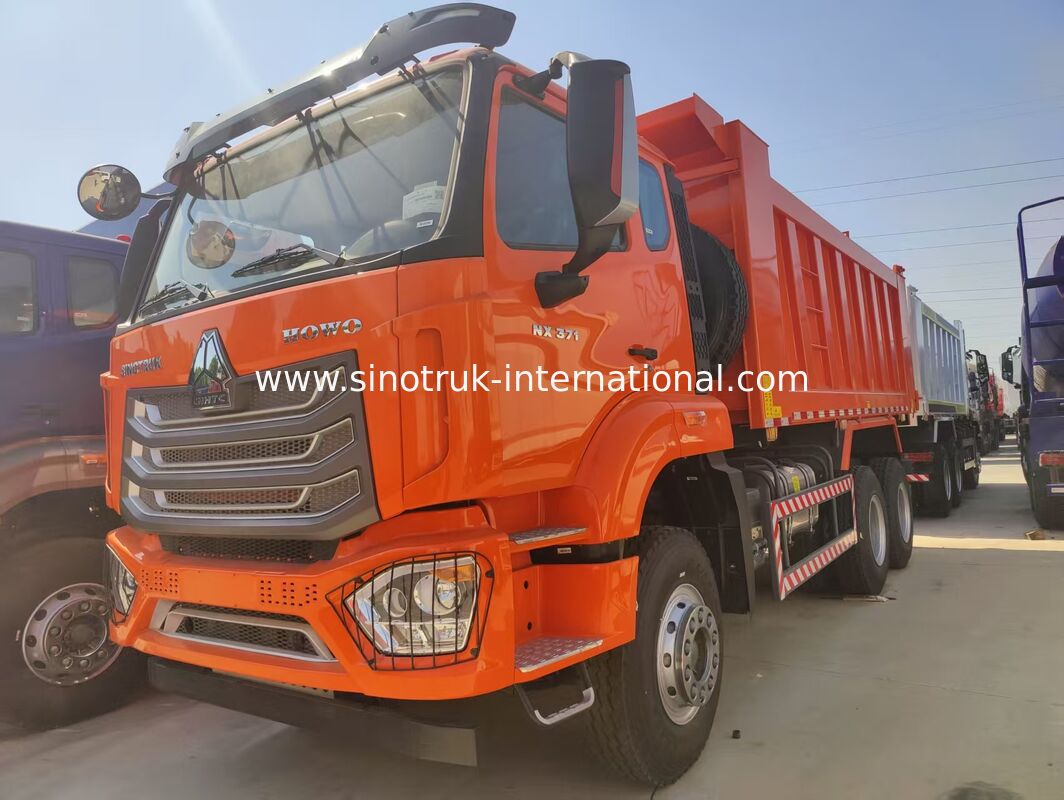 SINOTRUK HOWO-NX 6X4 φορτηγό απορριμμάτων με κατεβάστρα με κινητήρα 371HP για 30-40 τόνους χωρητικότητας φορτίου και υψηλής απόδοσης μεταφοράς