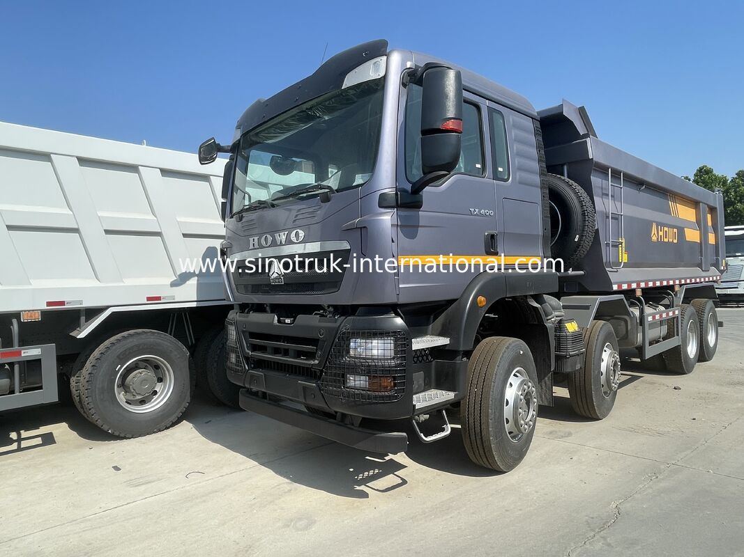 SINOTRUK TX Model 400HP 8X4 Tipper Dump Truck Construction  Front Lifting  Customer customization
