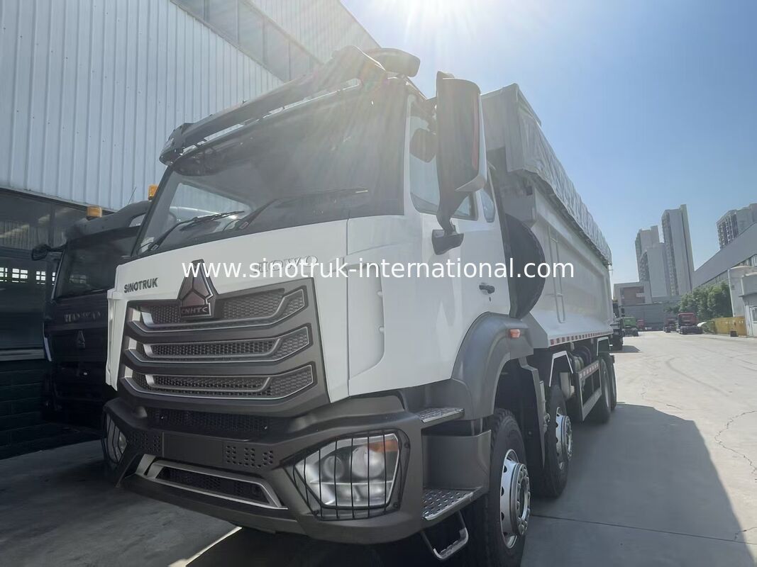 Ανατρεπόμενο φορτηγό HOWO-NX με κινητήρα Weichai 380 ίππων, ηλεκτρικό μουσαμά και βαρέως τύπου κιβώτιο φορτίου από μαγγάνιο